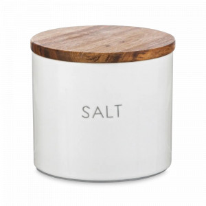 Банка для хранения, 400 мл, керамика, акация, белый, SMART SOLUTIONS, Россия, Банки для хранения чая