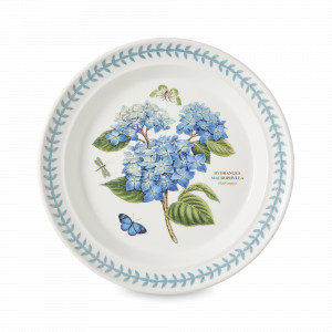 Тарелка обеденная «Гортензия», 25.5 см, фаянс, белый, декор, серия Botanic Garden, PORTMEIRION, Великобритания, PORTMEIRION (Великобритания)