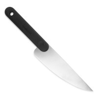 Нож кухонный поварской, 18 см, черная ручка, серия Chopping boards and Knives, TREBONN, Италия_00816280050984636838.jpg
