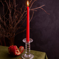 Подсвечник «Лавина», 19 см, стекло, Rasteli, Бельгия_00810160044065638246.jpg