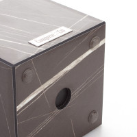 Подставка для кухонных ножей, 11 х 11 х 24 см, композитный материал, мрамор Сахара Brown, серия Elegance, ComposeEat, Россия_00822610053931423429.jpg