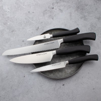 Набор кухонных ножей, 7 штук, на магнитной подставке ComposeEat, серия Ergo Line Pro, BERGER CUTLERY, Германия_00816110045681421625.jpg
