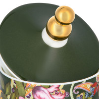Банка для хранения, 13 мл, фарфор, декор, серия Майя, MIX&MATCH HOME, Китай_00813890005140999407.jpg