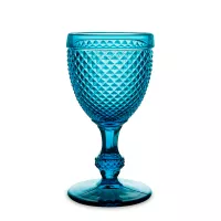 Бокал для белого вина, 280 мл, стекло, синий, серия Bicos Blue, VISTA ALEGRE, Португалия, 