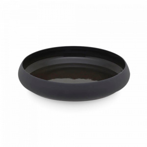 Салатник NOIR CARBONE, 22 см, 1 л, фарфор, черный матовый, серия Gourmet, GUY DEGRENNE, Франция, GUY DEGRENNE (Франция)