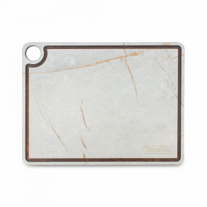 Доска разделочная с желобом, 32 х 24см, мраморный Грейс, композитный материал, серия Fashion, ComposeEat, Россия, Разделочные доски