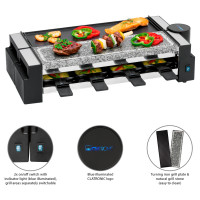 Гриль - раклетница, 53 х 25 х 15 см, нержавеющая сталь, черный, CLATRONIC, Германия_00812390046572458063.jpg