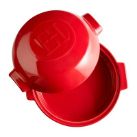 Форма для запекания с крышкой, 19,5 см, керамика, гранат, серия Cheese Baker, EMILE HENRY, Франция_00803290054195255865.jpg