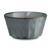 Салатник , 20 см, фарфор, синий, коричневый, серия Antique, LIBERTY JONES, Россия