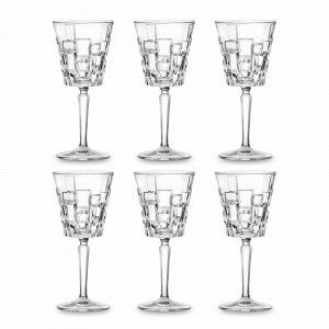 Набор из 6-ти бокалов для вина, 200 мл, хрустальное стекло, серия Etna, RCR, Италия, Наборы бокалов для красного вина