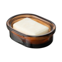Мыльница Amber, 10 х 13 см, стекло, янтарный, серия Bath, BERGENSON BJORN, Великобритания_00822810063413155908.jpg