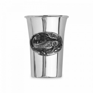 Стопка «Сом», 65 мл, латунь, серия Охотничий домик, Кольчугинский Мельхиор, Россия, Рюмки для текилы