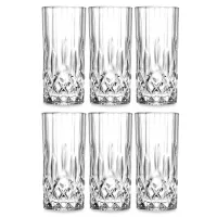 Набор из 6-ти стаканов для воды, 350 мл, хрустальное стекло, серия Opera, RCR, Италия, 