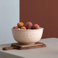 Салатник , 5 л, 28 см, керамика, розовый, рельеф, серия English gardens, LIBERTY JONES, Россия_00819870055013259574.jpg