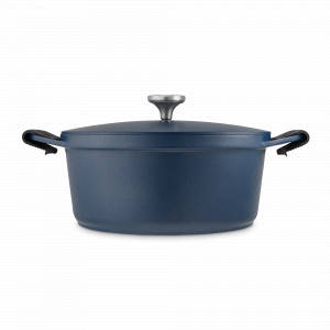 Кастрюля с крышкой и накладками на ручки, 28 см, 6.3 л, алюминий, силикон, синий, серия Agile, MAXWELL WILLIAMS, Австралия, Посуда для приготовления MAXWELL & WILLIAMS