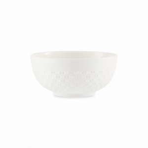 Салатник порционный, 15 см, фарфор, белый, рельеф, серия Капля, DECOR DE TABLE, Россия, Пиалы, салатники индивидуальные