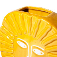 Ваза для цветов Sun, 18 см, керамика, желтый, DOIY, Испания_00821710053267594739.jpg