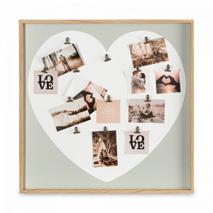 Рамка для 8-ми фотографий My memories, 58 х 58 см, МДФ, дерево, метал, белый, бежевый, серия Everyday, BERGENSON BJORN, Великобритания, BERGENSON BJORN (Великобритания)