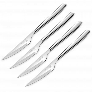 Набор из 4-х ножей для стейка, 10 см, стальная рукоять, серия Brasserie, TARRERIAS BONJEAN, Франция, НОВИНКИ