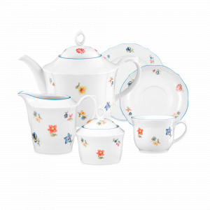 Сервиз чайный на 6 персон, 21 предметов, серия Sonate Nostalgie 34032, SELTMANN, Германия, SELTMANN WEIDEN (Германия)