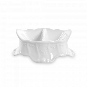 Подставка для специй двойная, 11 х 8 см, фарфор, белый, серия Недекорированный, BERNADOTTE, Чехия, BERNADOTTE (Чехия)