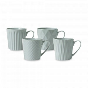 Набор из 4-х кружек, 380 мл, фарфор, голубой, серия Nova, MAXWELL WILLIAMS, Австралия, MAXWELL & WILLIAMS (Австралия)