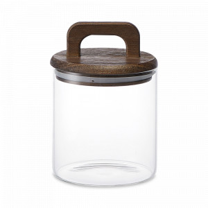 Банка для хранения, 750 мл, стекло, акация, серия Hanle, LIBERTY JONES, Россия, Банки для хранения LIBERTY JONES