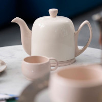 Чайник заварочный с колпаком, 700 мл, на 4 чашки, фарфор, нержавеющая сталь, бежевый, серия Salam, GUY DEGRENNE, Франция_00809440039350709736.jpg