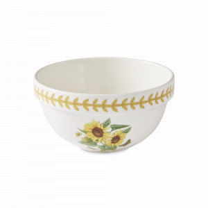 Салатник порционный «Подсолнух», 18 см, фаянс, белый, декор, серия Botanic Garden, PORTMEIRION, Великобритания, PORTMEIRION (Великобритания)