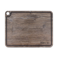 Доска композитная разделочная с желобом, 33x25 см, дуб прованс, серия Elegance, ComposeEat, Россия