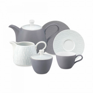 Сервиз чайный на 6 персон, 21 предмет, серия Life Fashion Elegant Grey, SELTMANN, Германия, SELTMANN WEIDEN (Германия)
