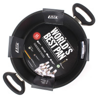 Алюминиевый сотейник с антипригарным покрытием, диаметр 24 см, высота 8 см, объем 3,0 л, для индукционных плит, c двумя фиксированными ручками, литой алюминий, толщина дна 10 мм, серия Frying Pans, AMT, Германия_00782490068931877180.jpg