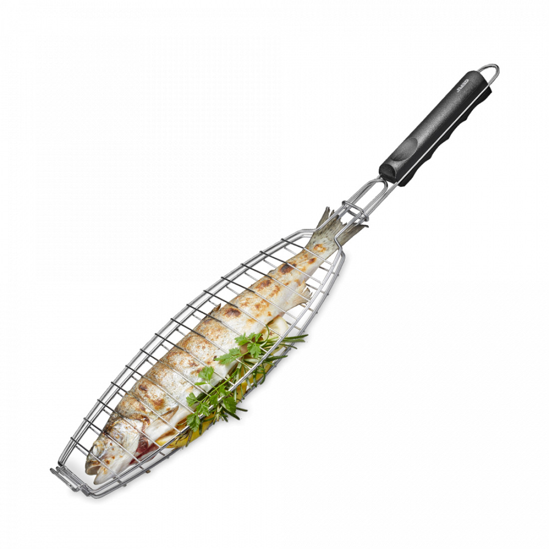 Решетка BBQ, 49,5 х 12 см, нержавеющая сталь, пластик, GEFU, Германия