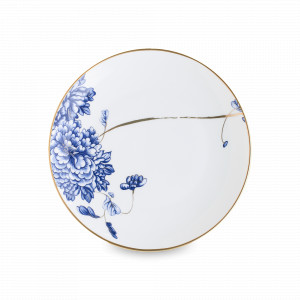 Тарелка десертная, 20 см, фарфор, белый, декор, HOMEFEEL, Россия, Тарелки