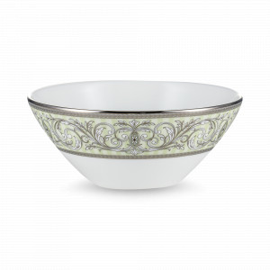 Салатник порционный, 13 см, костяной фарфор, белый, декор, серия Блеск, NARUMI, Япония, NARUMI (Япония)