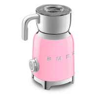 Вспениватель молока, 600 мл, нержавеющая сталь, пластик, розовый, SMEG, Италия_00814490039272398977.jpg
