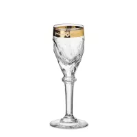 Рюмка , 55 мл, хрусталь, серия Palazzo Gold, VISTA ALEGRE, Португалия, 