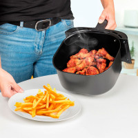 Аэрофритюрница , 5 л, пластик, нержавеющая сталь, пластик, черный, CLATRONIC, Германия_00817850062123678230.jpg