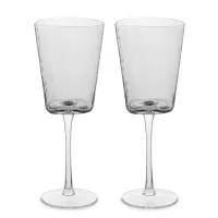 Набор из 2-х бокалов для вина, 300 мл, стекло, серый, серия Nocturne, ANNA LAFARG, Китай, 