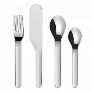 Набор столовых приборов 24 предмета, на 6 персон, нержавеющая сталь 18/10, серебристый, серия Bond, HERDMAR, Португалия, Подарочные столовые приборы