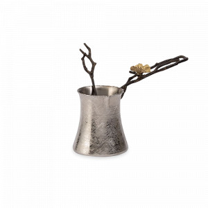 Турка с ложкой «Бабочки гинкго», 8,3 см, нержавеющая сталь, латунь, серия Butterfly Ginkgo, MICHAEL ARAM, США, MICHAEL ARAM (США)