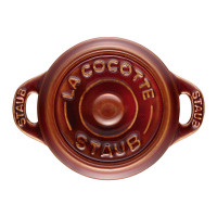 Кокот мини, круглый керамический, 10 см, медный, серия Ceramics, STAUB, Франция_00808530042754598834.jpg