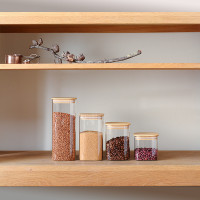 Банка для хранения, 1,1 л, боросиликатное стекло, бамбук, прозрачный, SMART SOLUTIONS, Россия_00811250044382745276.jpg