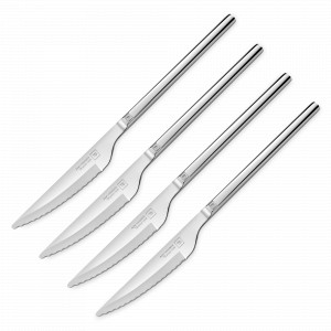 Набор из 4-х ножей для стейка, 10 см, стальная рукоять, серия Epicurien, TARRERIAS BONJEAN, Франция, Ножи для стейка