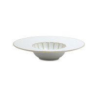 Тарелка для пасты Cream, 23.8 см, каменная керамика, кремовый, серия Essential Asia, ROOMERS TABLEWARE, Нидерланды
