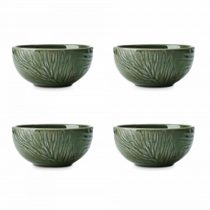 Набор из 4-х пиал, 10 см, 190 мл, керамика, зеленый, серия Mikasa Hampton, KITCHEN CRAFT, Великобритания, Салатники из керамики