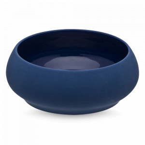 Салатник BLEU, 14 см, 500 мл, керамика, синий матовый, серия Gourmet, GUY DEGRENNE, Франция, Салатники из керамики