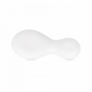 Подставка двойная под ложки, 32.5 х 14 см, костяной фарфор, белый, серия Белый декор, NARUMI, Япония, NARUMI (Япония)