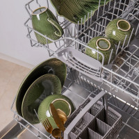 Блюдо сервировочное круглое Jardin, 35.5 см, керамика, зеленый, серия Mikasa Hampton, KITCHEN CRAFT, Великобритания_00818630041975219714.jpg