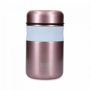 Термос для еды, 490 мл, нержавеющая сталь, пластик, розовый, серия Built, KITCHEN CRAFT, Великобритания, Kitchen Craft Built